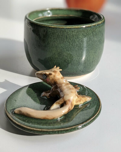 crested gecko memorial urn