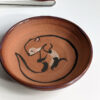 cute otter catch all red clay
