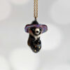 porcelain pendant witch hat raccoon