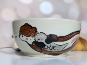 otter bowl stoneware
