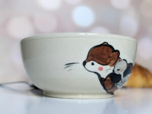 otter bowl stoneware