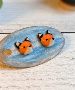 Boucles d'oreilles Renard