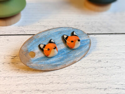 Boucles d'oreilles Renard
