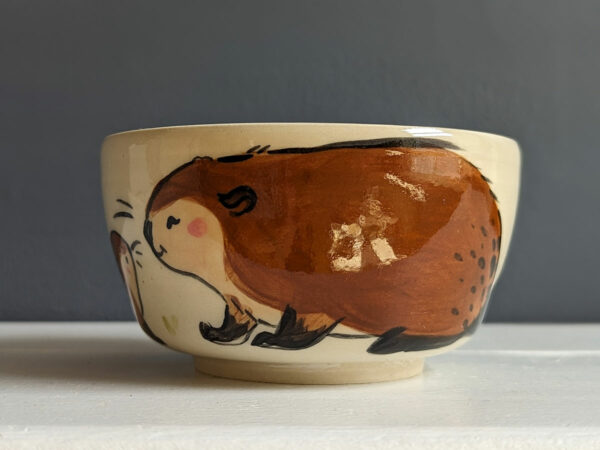 beaver family bowl