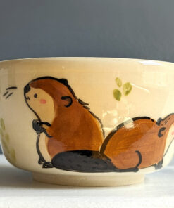 beaver family bowl