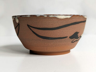 Stoneware Bowl - Red- Otter - Image 3
