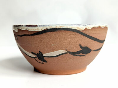 Stoneware Bowl - Red- Otter - Image 9