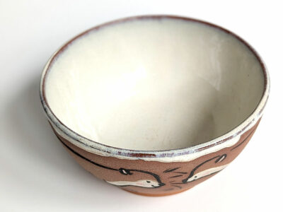 Stoneware Bowl - Red- Otter - Image 13