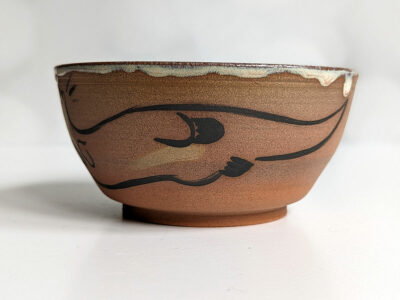 Stoneware Bowl - Red- Otter - Image 2