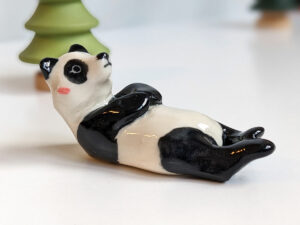 porcelain panda figurine