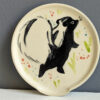 skunk spoon rest cute handmade kness