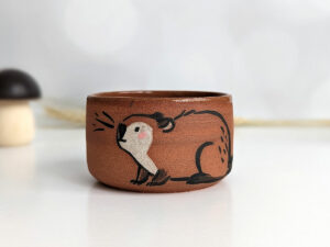 ceramic cup beaver