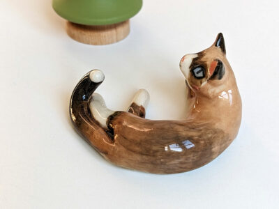 Cat Figurine and Dog Dish - Image 11