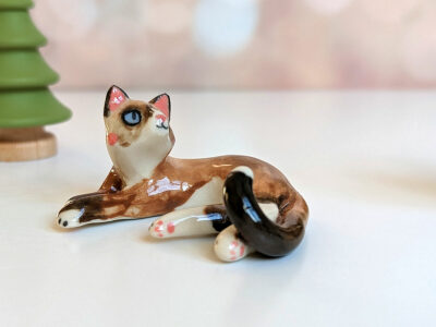 Cat Figurine and Dog Dish - Image 8