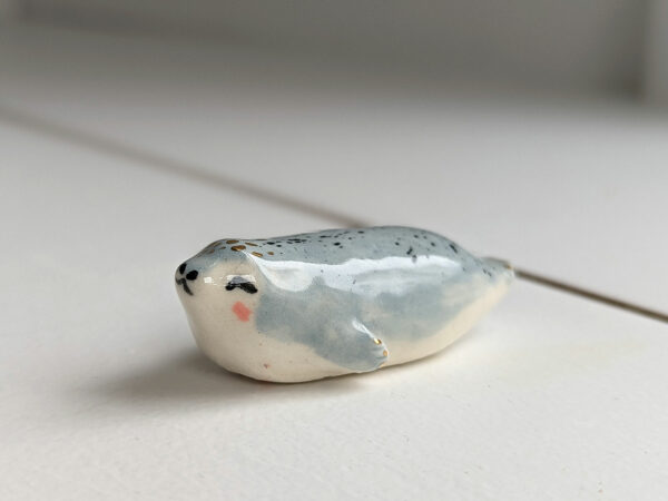 cutest porcelain seal figurine