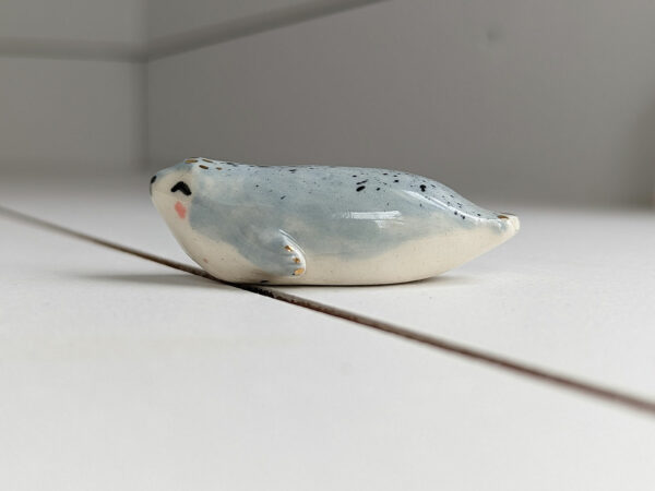 cutest porcelain seal figurine