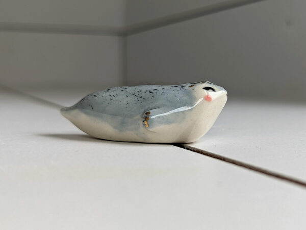 cutest porcelain seal figurine