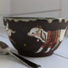 cute goat kids handmade bowl made in canada - kness