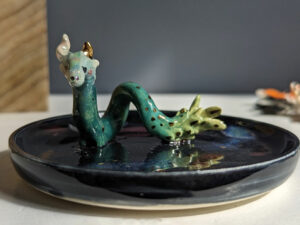 dragon jewelry dish