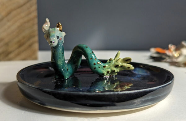 dragon jewelry dish