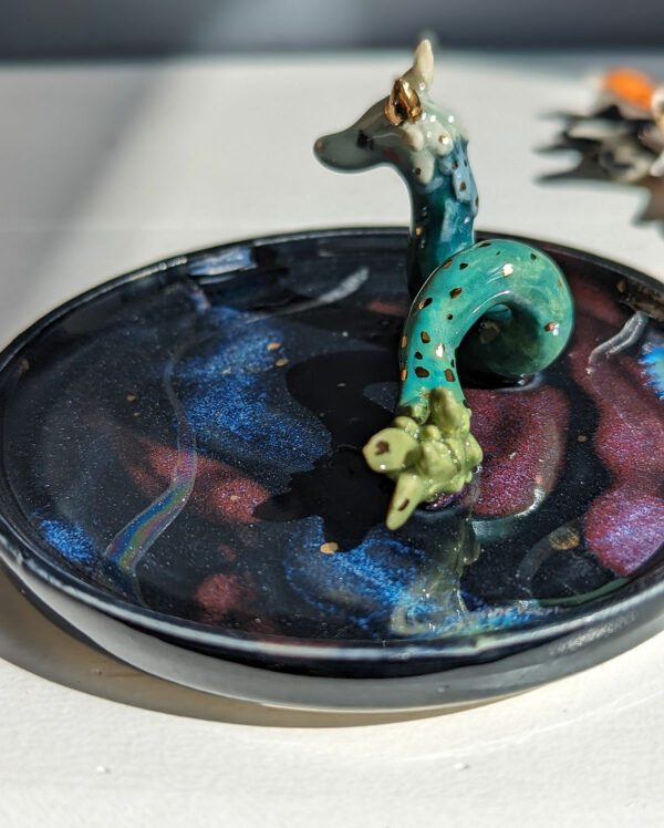 dragon jewelry dish