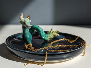 dragon jewelry dish