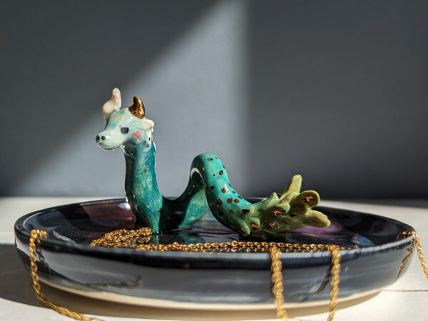 dragon jewelry dish