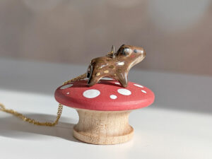 capybara porcelain pendant