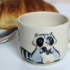 espresso cup raccoon