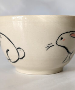 white bunnies bowl