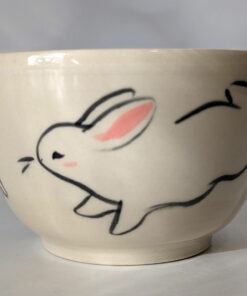 white bunnies bowl
