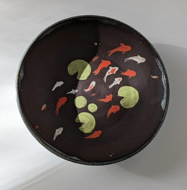 catchall koi fish pretty water lilies