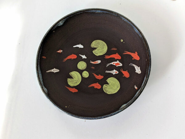 catchall koi fish pretty water lilies