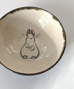 stoneware bunny soap dish catch all