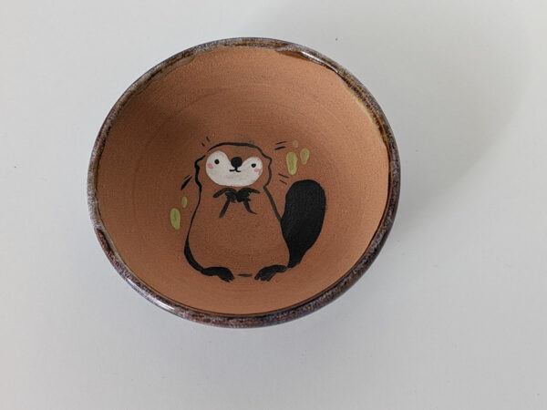 cute baby beaver catchall