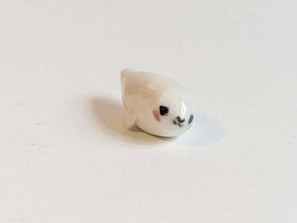 cutest porcelain seal figurine