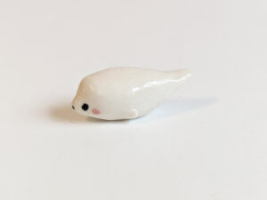 cutest porcelain seal figurine