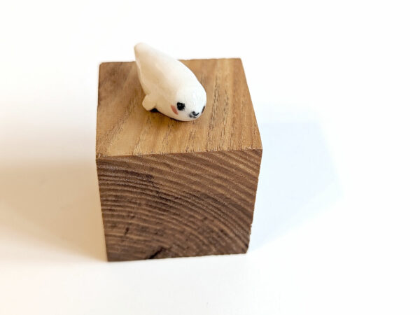 cutest porcelain seal figurine