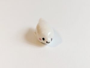 cutest porcelain seal figurine