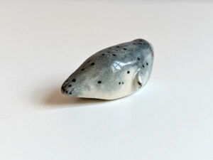 cutest porcelain seal figurine