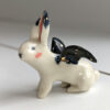 porcelain figurine winged bunny