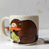 mama beaver vegetables mug