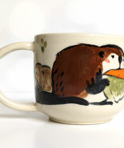 mama beaver vegetables mug