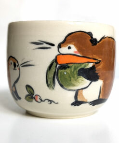 mama beaver vegetables mug