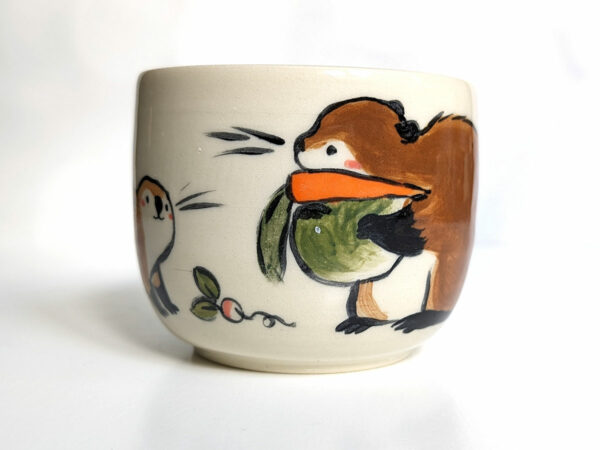 mama beaver vegetables mug