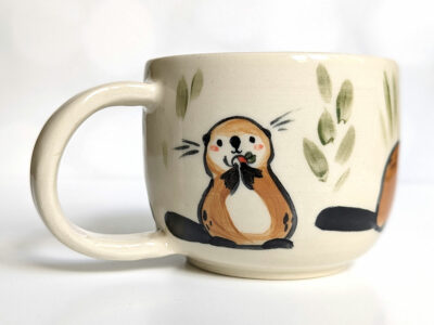 mama beaver vegetables mug