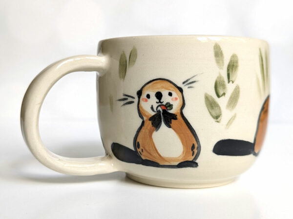 mama beaver vegetables mug