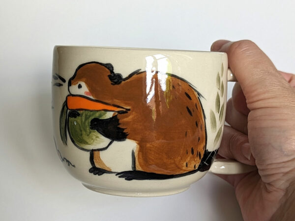 mama beaver vegetables mug