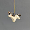 adorable inky unicorn pendant handmade by kness