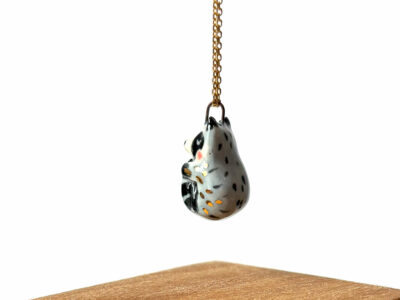 Porcelain Pendant - Cute Raccoon - Image 3